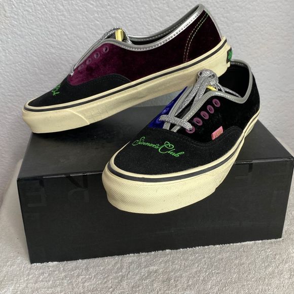 Vans Og Authentic LX Sinner’s Club Sneaker Shoes Sz 8.5 Mens New - Picture 4 of 12